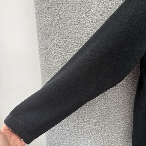(Hole)Columbia Full Zip Black Fleece Jacket Women’s Top 1X Zipper Pockets - Picture 6 of 10